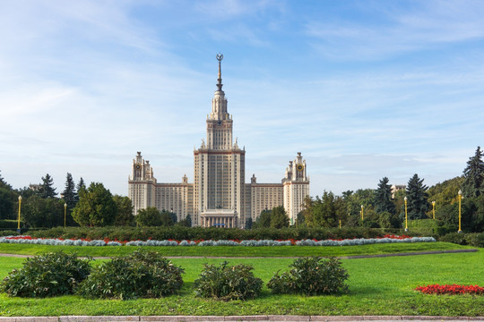 俄罗斯著名建筑莫斯科大学