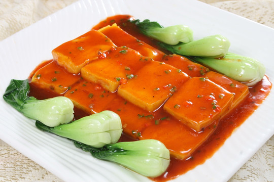 浇汁豆腐