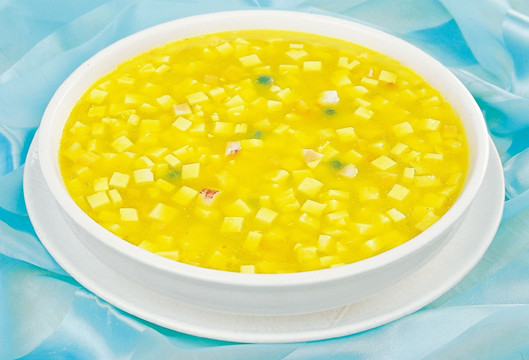 蟹黄豆花