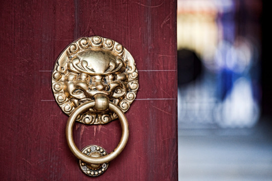 门环 门头兽 上海城隍庙 庙宇
