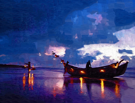 船上风景