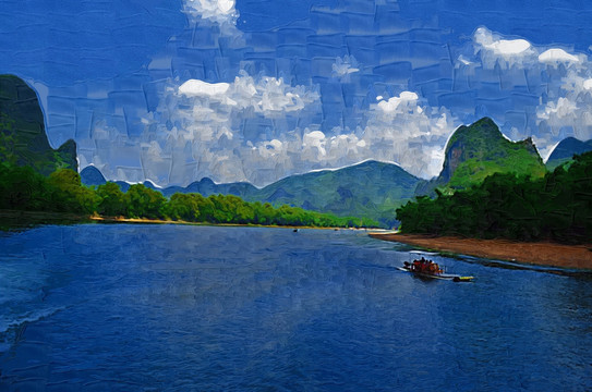 湖伴风景