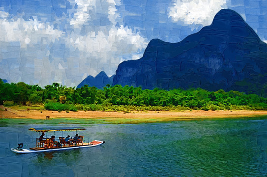 湖水风景