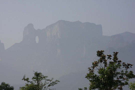航拍  张家界 天门山