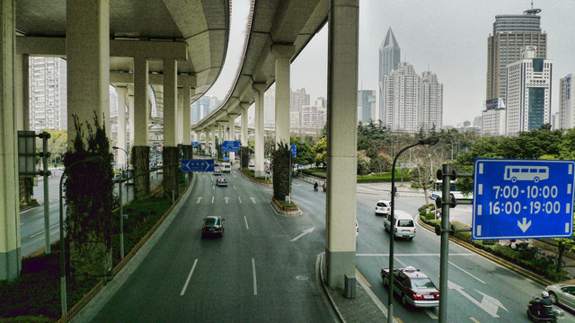 上海 城市交通 淮海路