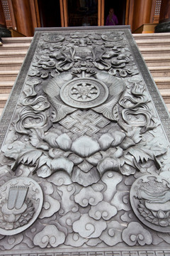 上海静安寺 寺庙建筑 中式建筑