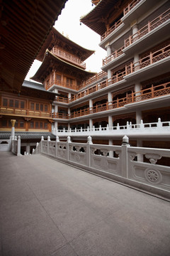 上海静安寺 寺庙建筑 中式建筑