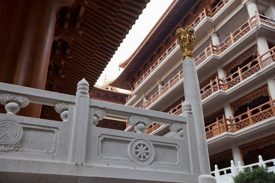 上海静安寺 寺庙建筑 中式建筑