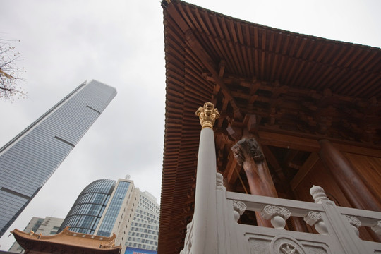 上海静安寺 寺庙建筑 中式建筑