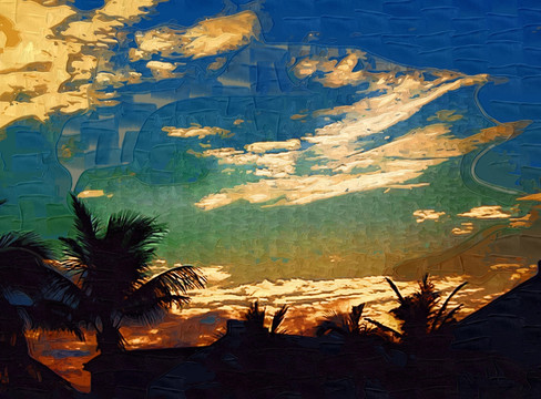 风景油画