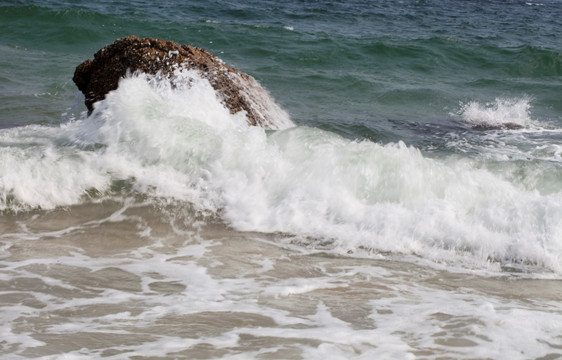 海边 大海 海浪 沙滩 深圳