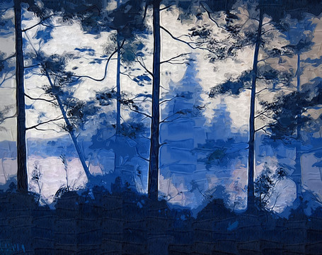 抽象画 油画