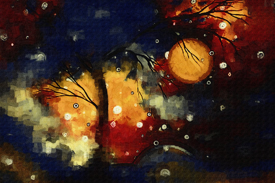 装饰画 油画