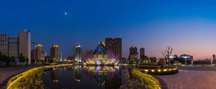 莲花馆夜景