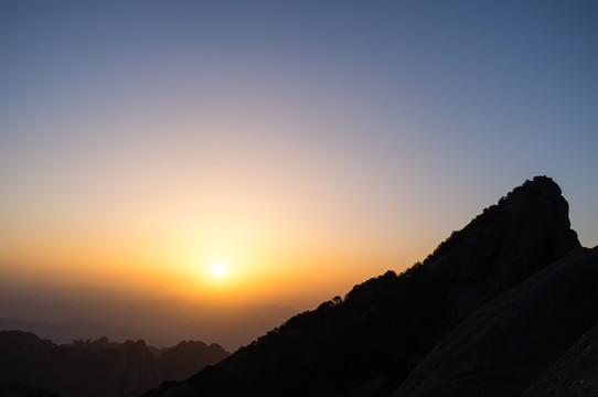 黄山日出