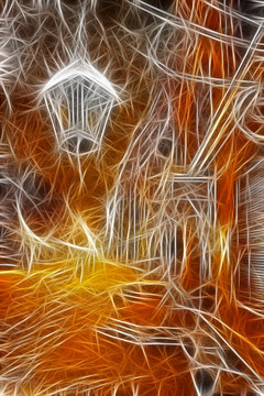 酒店象形画