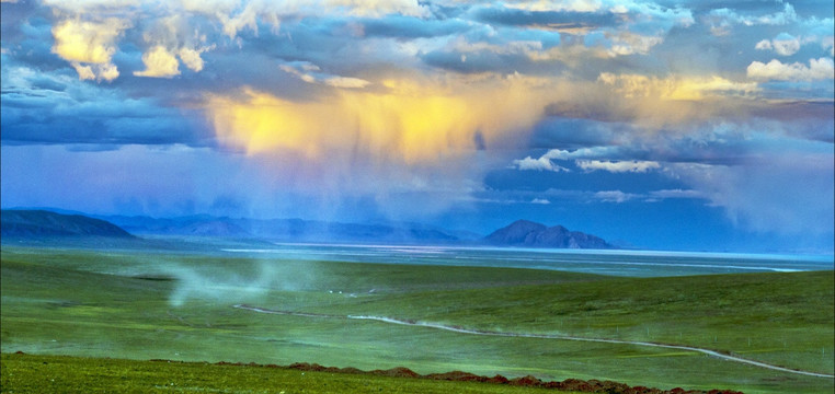西藏风光 彩霞流云