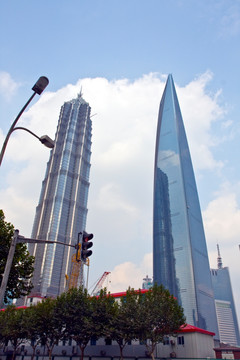上海 陆家嘴 现代建筑 都市