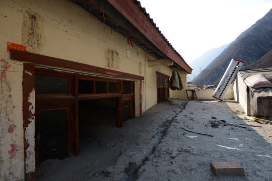 汶川泥石流损毁房屋
