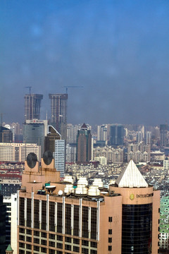 上海 浦东 商业区 现代建筑