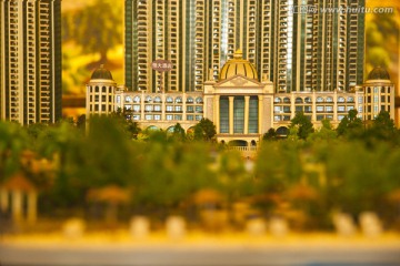 模型 建筑模型 酒店模型