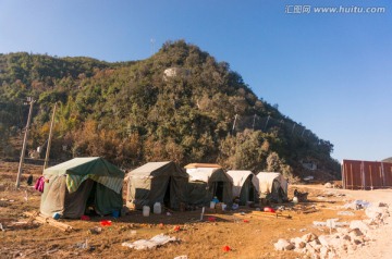 野外施工 帐篷