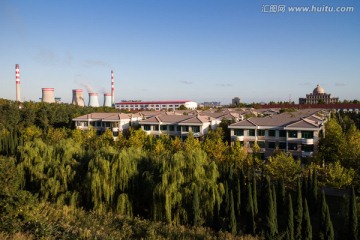 热电厂与住宅小区