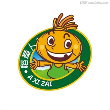 稻草人 LOGO 标志