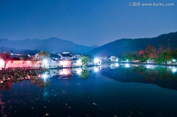 安徽宏村夜景