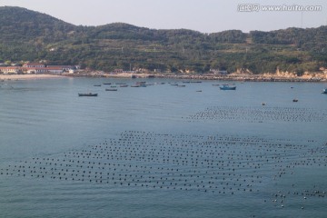 海湾渔港 渔村