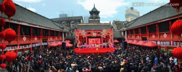 合肥城隍庙 文艺表演