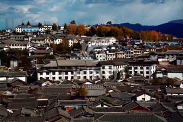 云南丽江古城建筑高清图