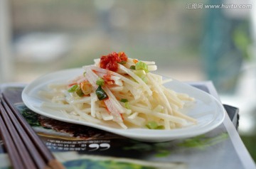 葱油藕条