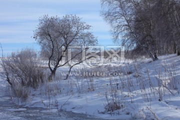 坝上草原雪景