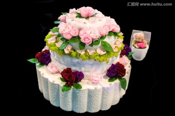 鲜花蛋糕