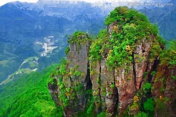 山峰风景