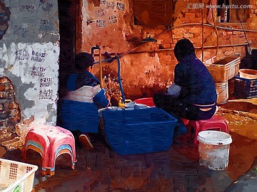 人物油画