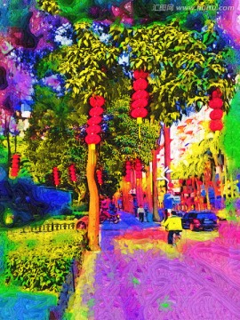 节日装饰画