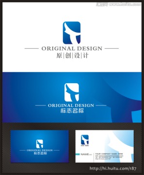 logo设计 字母T 龙