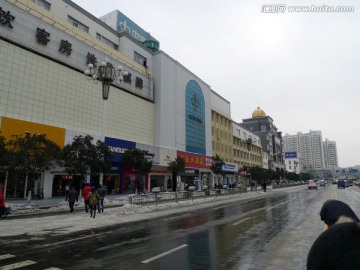 江苏 淮安 街景 城市 建筑