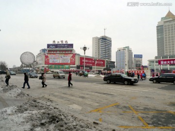 江苏 淮安 街景 城市 建筑