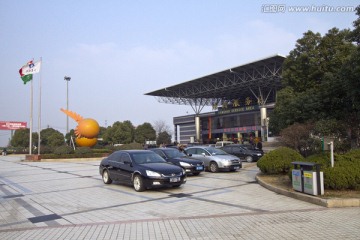 服务区 高速公路 现代建筑