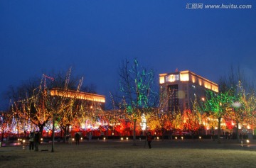 元宵灯会 灯光 花灯 夜景