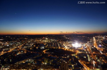 美国 波士顿夜景