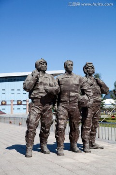 中国航空博物馆雕塑