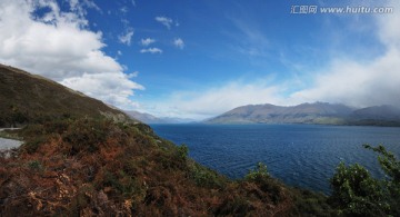 新西兰瓦纳卡湖风景