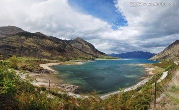 新西兰哈威亚湖风景