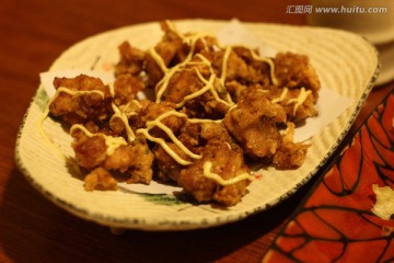 日本料理 香辣京葱醋味炸鸡块