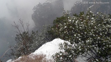 中国四川 九寨沟 原生态 雪景