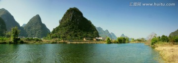 遇龙河之西牛塘景区 全景